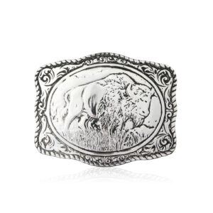 Oval Buffalo Spirit buckle