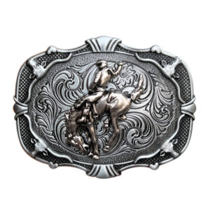 Rodeo Oval Cowboy Gold