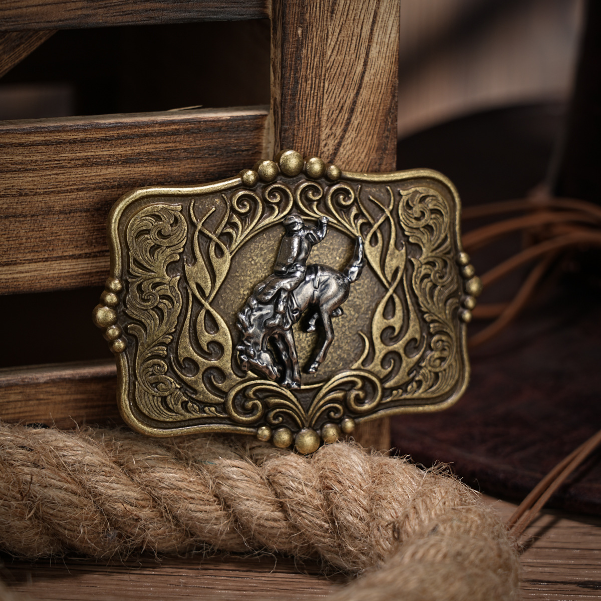 Bubble Square Cowboy Praying - Image 7