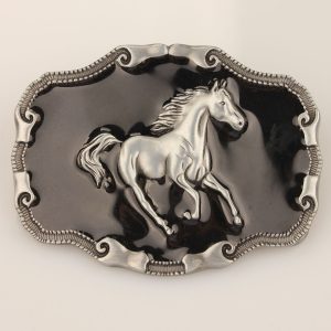 Silver/Black Riser Stallion Tray